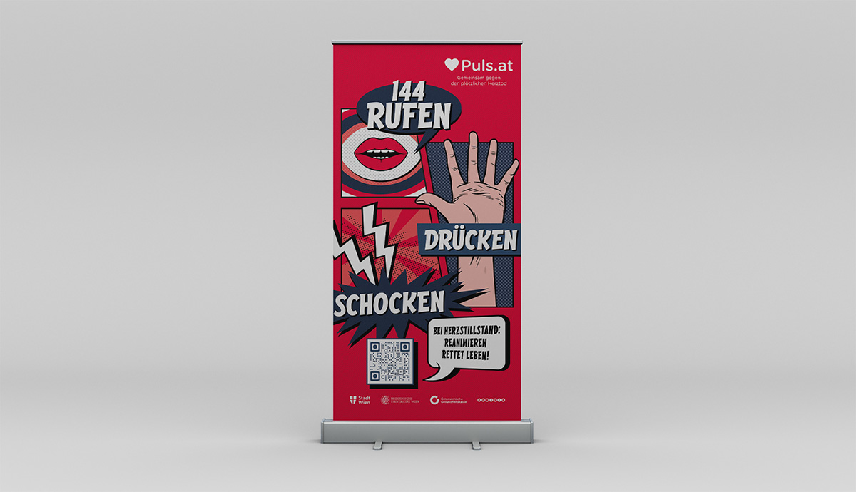 Verein Puls Kampagne 2023, RollUp Mockup